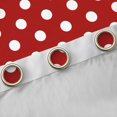 thumbnail image 4 of Homewish Red White Geometric Circle Boy Girl Black Out Curtains,Polka Dots Curtains Pack of 2 (42x63 Each),Vintage Aesthetic Bedroom Curtains,Luxury Bedroom Decor, 4 of 6