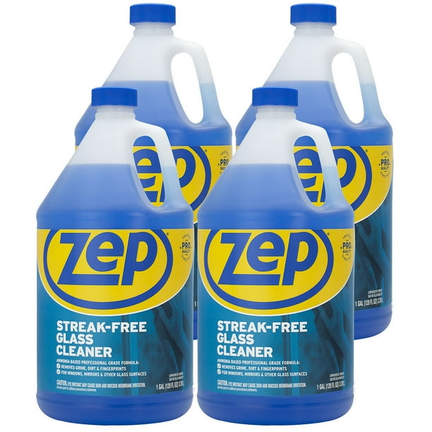 Zep StreakFree Glass Cleaner 128 Ounce ZU1120128 (Case of 4) Pro