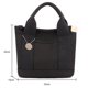 thumbnail image 3 of Bolso Bolsos de lona para mujer, con múltiples bolsillos, para mamá, informales, para el trabajo (negro), 3 of 5