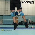thumbnail image 2 of Cannon Sports Pro Volleyball Knee Pads – Thick Padded Sponge for Extra Support – Breathable Anti-slip Collision Avoidance Knee Pads – Volleyball, Basketball, Wrestling, Working & More (Gray, Large), 2 of 6