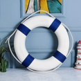 thumbnail image 6 of 20 Inch / 50cm Pool Safety Life Preserver Throw Ring Buoy- Swim Foam Rings for Swimming Pool Wall Decoration, 6 of 9