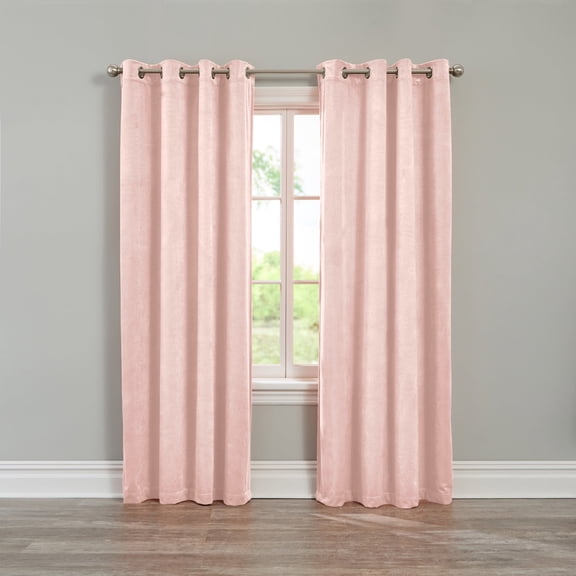 BrylaneHome BH Studio Velvet Grommet Panel