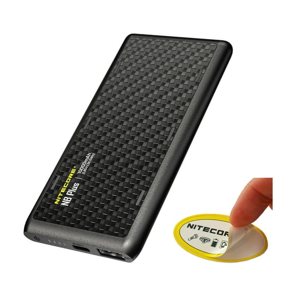 Nitecore NB Plus 10,000mAh Lightweight Power Bank   Nitecore Sticker