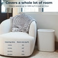 thumbnail image 2 of Windmill Air Purifier Max, Smart True HEPA Air Cleaner for Smoke, Odors, Dust & Mold Spores, Up to 1,950 Sq Ft, White, 2 of 9