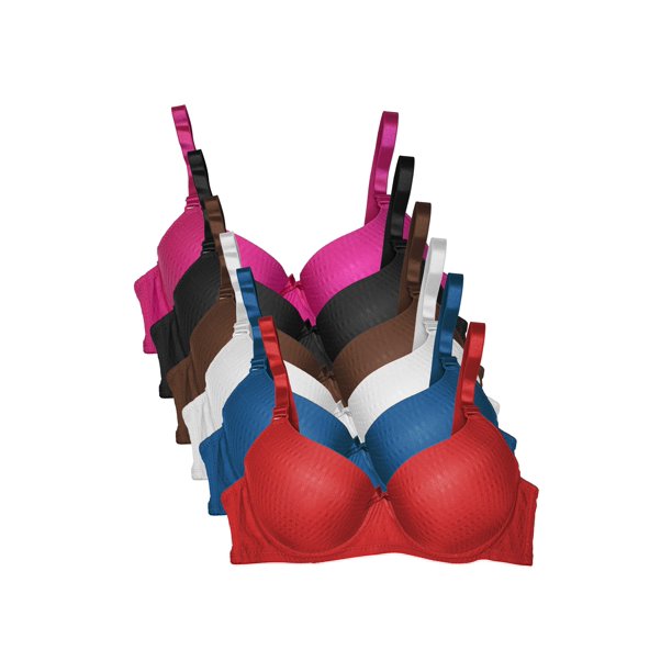 Pack 6 Brasier COPA D Con Varilla Tatys Fashion Pack con 6 Diferentes Colores Tatys Fashion 55094