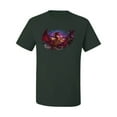 thumbnail image 2 of Wild Bobby, Awaken the Dragon Mythical Medieval Beast, Pop Culture, Men Graphic Tees, Forest Green, X-Large, 2 of 3