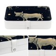 thumbnail image 4 of Constellation Portable PU Leather Jewelry Organizer with Necklace Holder, Jewelry Stand, and Earring Holder - Removable Compartment Included, 4 of 6