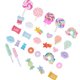 thumbnail image 3 of Juego de caramelos de simulación, 29 piezas de decoración de dulces de plástico para teléfono, concha, tienda, tablón de anuncios, 3 of 14