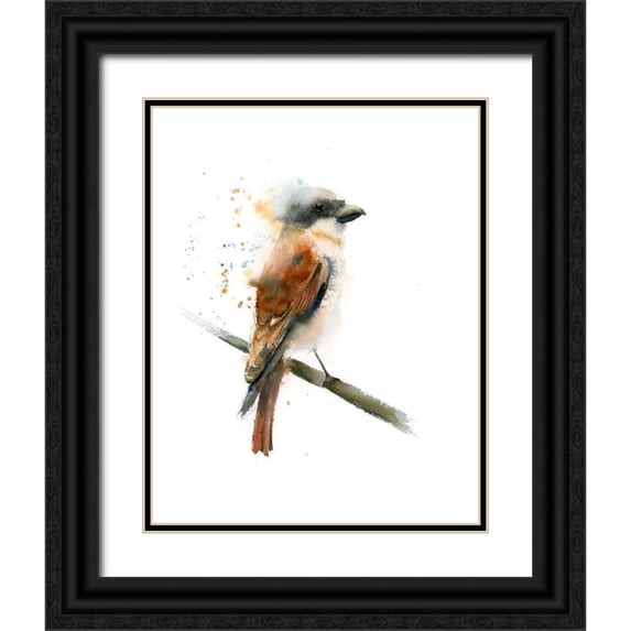 Shefranov, Olga 12x14 Black Ornate Wood Framed with Double Matting Museum Art Print Titled - Relaxing