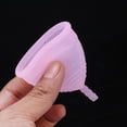 thumbnail image 2 of Feminine Cup,3Colors 2pcs Set Reusable Anti leakage Lady Women Menstrual Cup Feminine Hygiene Care Product, Reusable Menstrual Cup, 2 of 7