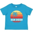thumbnail image 3 of Inktastic San Diego California Vacation Retro Sunset Boys or Girls Toddler T-Shirt, 3 of 5