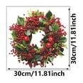 thumbnail image 2 of BotaniNest Santa Themed Wall Sticker For Festive – Unique Peel And Stick Character Wall Art For Home And Holiday Prep, 2 of 6