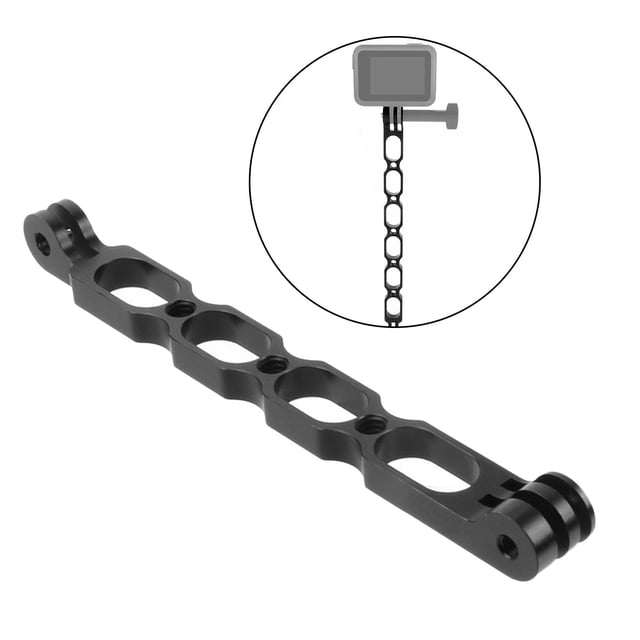 Brazo de extensión de cámara ajustable perfecl soporte de montaje plegable de aleación de aluminio Universal L 160mm