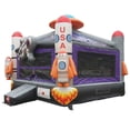 thumbnail image 4 of HapCap  PVC Semi Commercial Inflatable Bounce House,Large Jumping Area with Starry Roof Design, Space Themed Outdoor Party(With Blower), 4 of 11