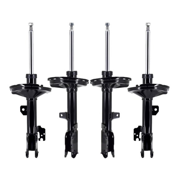 Front-Rear 4 Suspension Bare Strut Assembly For 2004-2007 Toyota Highlander FWD