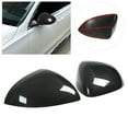thumbnail image 4 of Rearview Mirror , ABS Plastic Left Right Exterior Protector Wing Mirror Cover Wear Resistant Bendable  For Car Carbon Fiber Style, 4 of 8