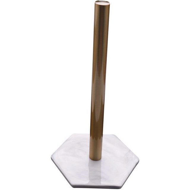 Nordic Sty Natural Marble Texture Plated or Kitchen Paper Towel Holder Ceramic Holder Desktop Storage Shelf