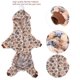 thumbnail image 4 of Abrigo de invierno para perros, chaquetas de franela color arena para perros, mono para perros para clima frío, pijama de invierno cálido con forma de estrella para gatos y perros (XL), 4 of 5