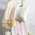 thumbnail image 5 of Morgan Azalea Striped Woven Accent Throw Blanket 50" x 60", 5 of 6