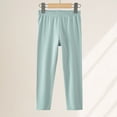thumbnail image 6 of Cowsor Kids Boys Girls Spring Fall Solid Elastic Waist Casual Sports Lounge Pants Soft Base Layer Comfort Long Trousers For 3-15 Years Old, 6 of 6