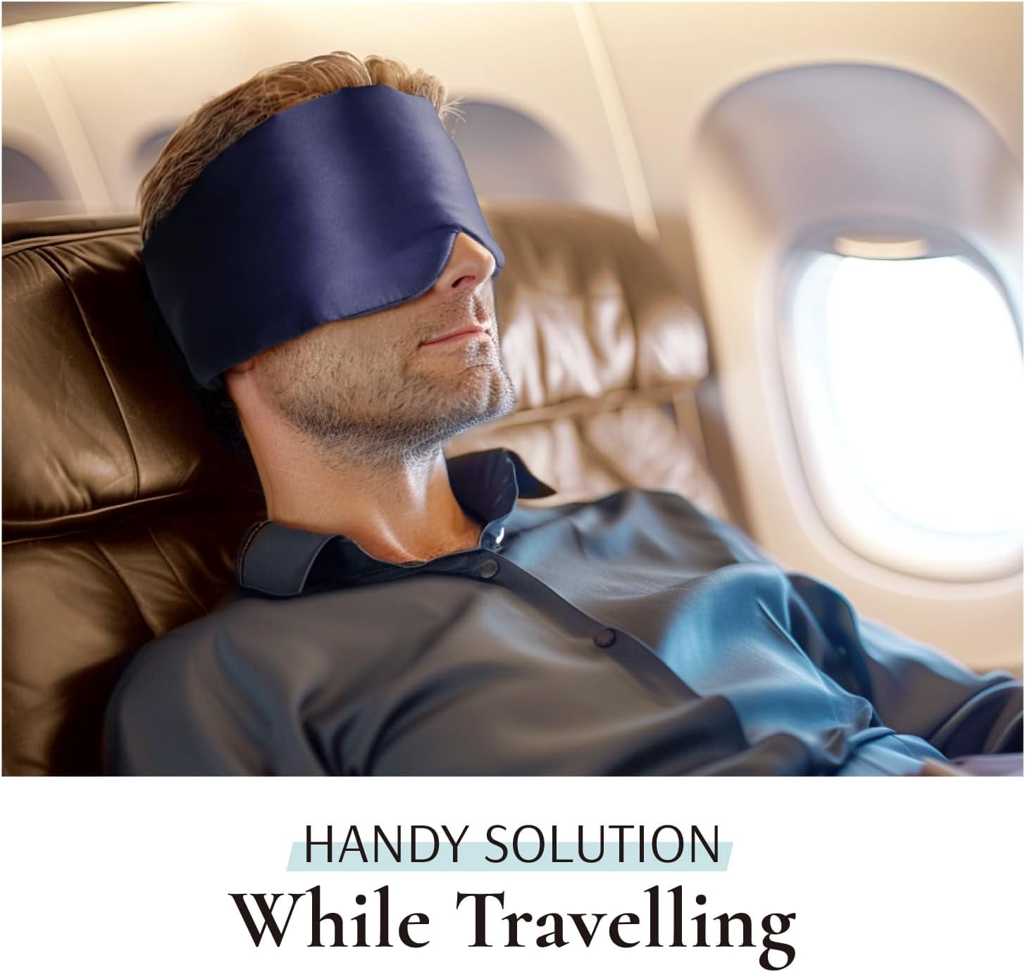 100% Mulberry Silk Sleep Mask Eye Mask for Man and Woman with Adjustable Headband, Full Size Large Sleep Mask & Blindfold for Total Blackout for All Night Sleep, Travel & Nap- Light Plum