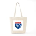 thumbnail image 6 of CafePress - Interstate 80 CA Tote Bag - Unisex Canvas Tote Bag, Beige, 1-Piece, 6 of 7
