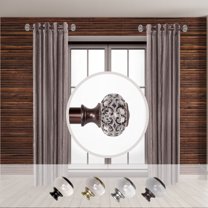 Domovina Hollyn 1-inch Side Curtain Rod 12-20 Inches (Set of 2)-Color:Bronze