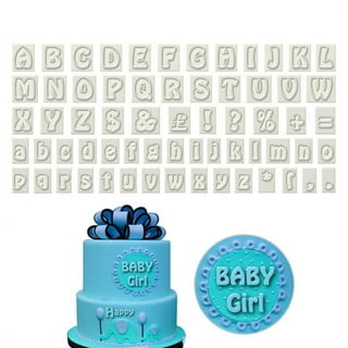 26 Pcs Edible Letters for Cake Decorating, Letters Chocolate Cake Mold  Alphabet Cake Stamp Tool for Baking Decoration (Lower Case Letters)