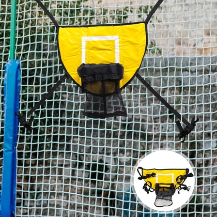 DEEPCRAFF Heavy Duty Basketball Hoop Attachment for Trampoline Outdoor Use with Easy Installation