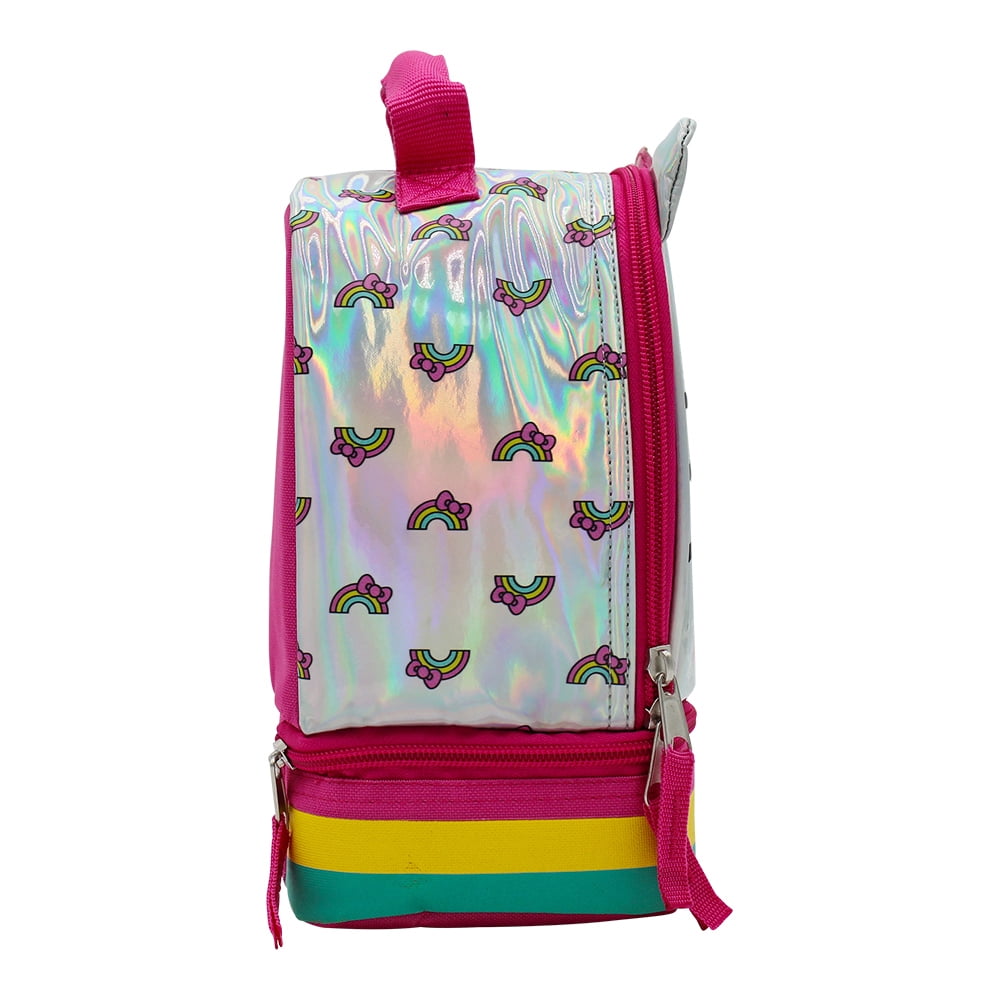 Hello Kitty Rainbow Connection Kids' Dual Compartment Lunch Bag
