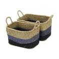 thumbnail image 6 of Contemporary Home Living Set of 2 Nested Rectangular Storage Baskets 14.75", 6 of 6