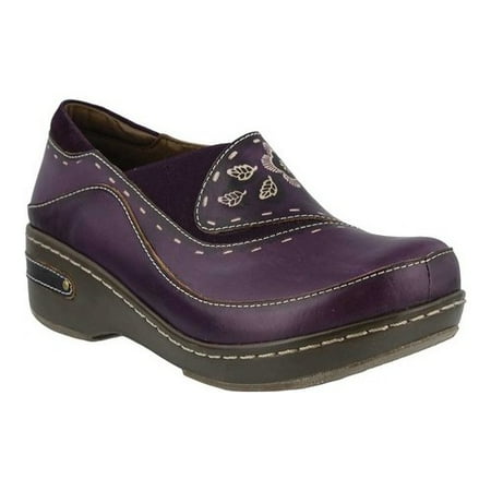 Purple Womens Clogs - l'artiste by spring step women's burbank mule, purple, 36 eu/5.5-6 m us
