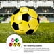 thumbnail image 2 of balones de fútbol inflables para niños (color aleatorio), 2 of 4