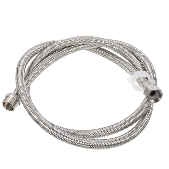 Soimiss Durable Braided Stainless Steel Washer Hose for Washing Machine Use