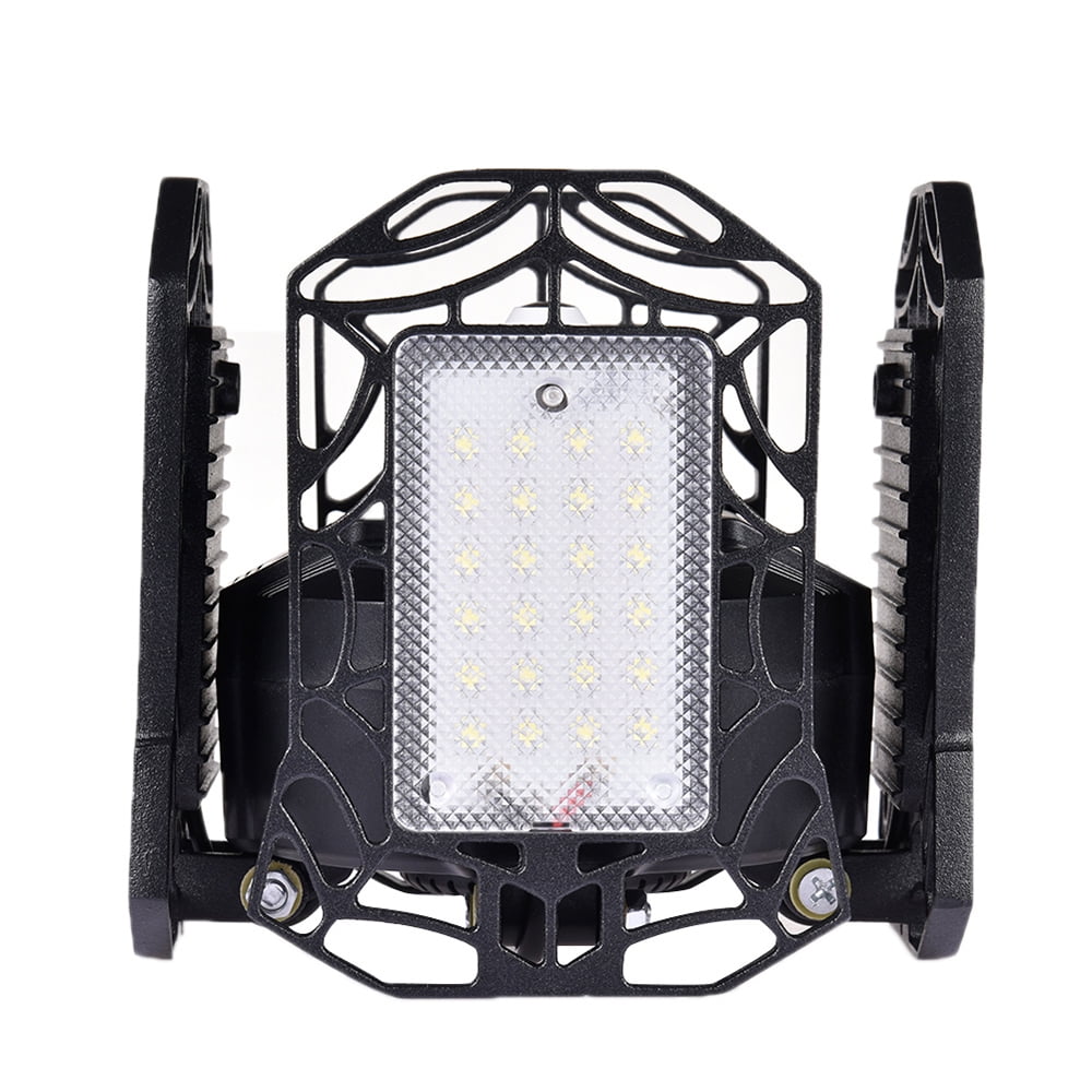120W Deformable LED Garage Lights E26 Work Shop Home Ceiling High Bay Lamps