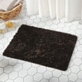 thumbnail image 4 of Home Dynamix Bali Breeze Machine Washable Chenille Polyester Shag Bath Mat, Blue, 24"x36", 4 of 4