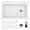 White, variant on Karran Usa QT-670-WH-PK1 Quartz Qt 33" Drop In Single Basin Quartz Composite Kitchen Sink