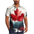 thumbnail image 1 of Pisexur Shirts for Man T Hommes Mode Décontractée Col Rabattu Imprimé Manches Courtes Chemise Boutonnée Blouse Marine, L Chemises de Golf Hommes & Chemises Hommes, 1 of 7