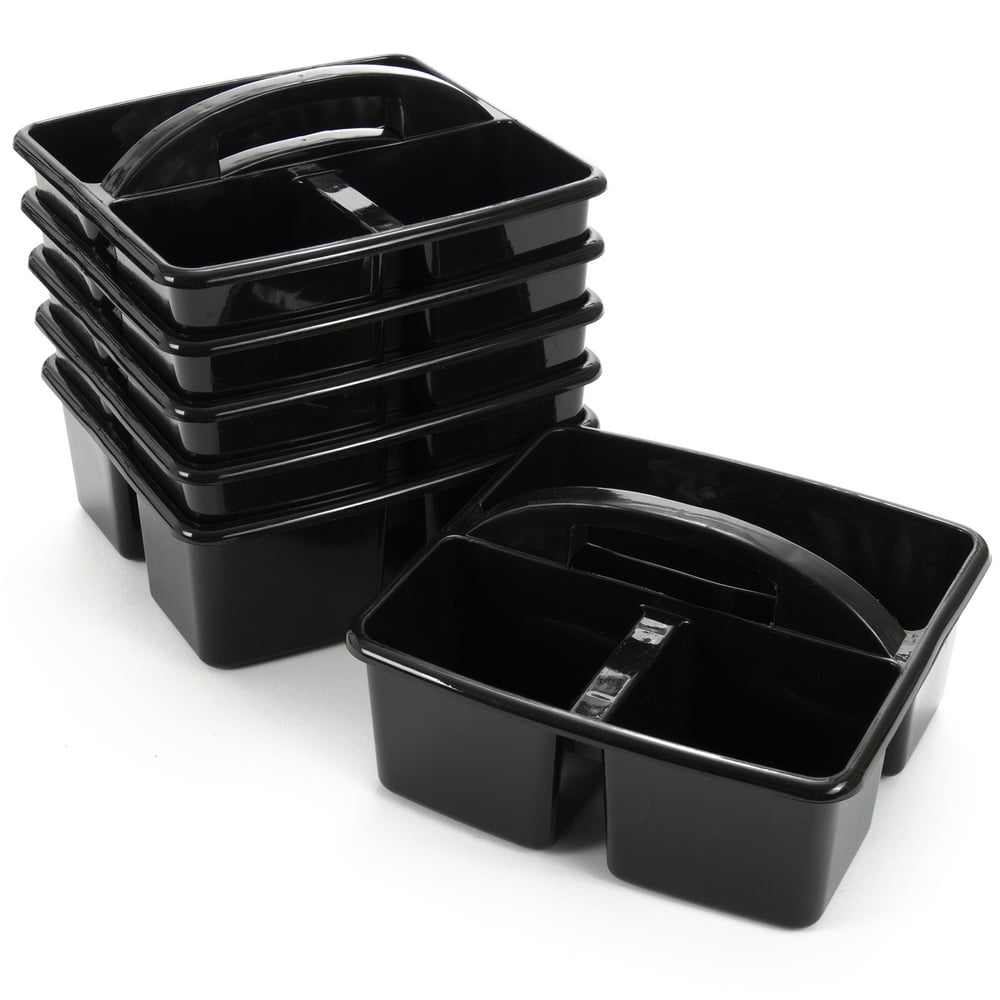Black Table Condiment Caddy, 6pack