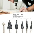 thumbnail image 3 of Step Drill Bit Set, Step Drill Bit Wide Usage  for Wood, 3 of 8