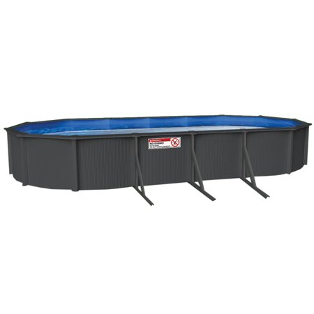 Lake Effect 12  x 24  Oval Metropolitan Swimming Pool 52  Wall Height