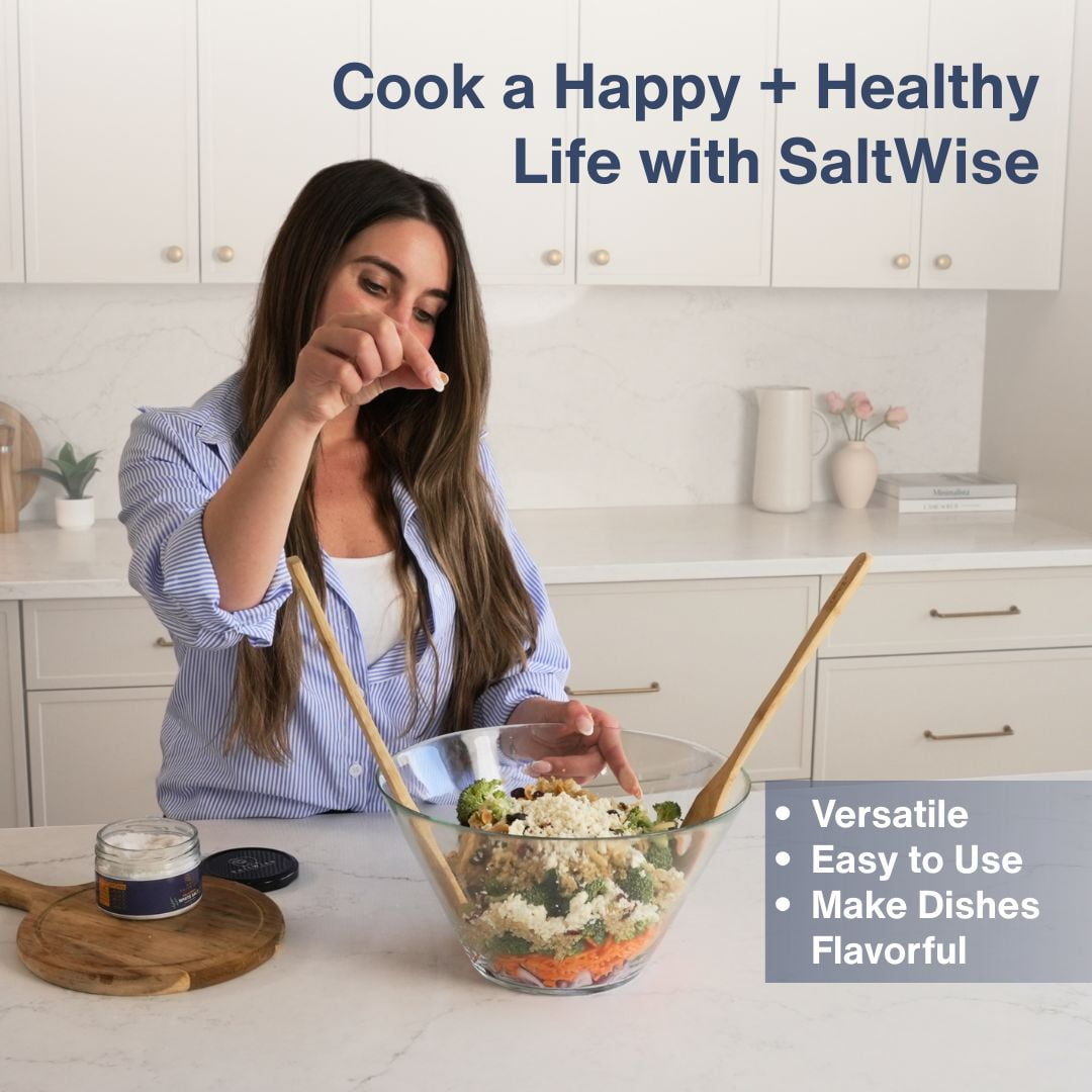 SaltWise Vegan Low Sodium White Salicornia Salt, Plant-Based, 14.10 oz (400g)