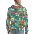 thumbnail image 7 of Kdxio Pineapple Print Womens Oversized Hoodies Sweatshirts Hooded Pullover Tops Sweaters Casual-X-Large, 7 of 7