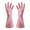 Pink, variant on Kugisaki Rubber Cleaning Gloves for Dishwashing, Reusable Kitchen Gloves for Washing Dishes and Household Cleaning, Dish Gloves with Non-Slip Grip, Pefect for Woman Men(Size L)