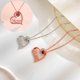 thumbnail image 1 of Fiudx Collar con Forma de Corazón, Elegante Colgante de Aleación, Regalo Perfecto para El Día de La Madre, Accesorio Esencial para Tu Joyero, Accesorio Atemporal para Mujer, Tamaño de 48 Cm, Versátil, 1 of 4