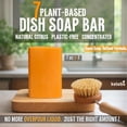 thumbnail image 2 of 7 Dish Soap Bars | Citrus Essential Oil Formula | Natural & Organic Ingredients | Gentle on Hands | For Plant-Based Kitchens & Light Dishwashing | Biodegradable | No Overpour | Value Pack, 2 of 4