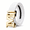 Gold Buckle, variant on TRISJEM Unisex White M Buckle Belt, PU Leather Fashion Belt with Statement Letter Buckle, Adjustable Waist Belt for Men and Women