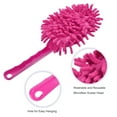 thumbnail image 4 of Uxcell Microfiber Chenille Duster Washable Cleaning Brush Dusting Tool Red, 2 Count, 4 of 5