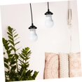 thumbnail image 4 of Holibanna 2pcs Hanging Light Kit Wall Light Fixture LED Bulbs Hanging Lamp Shade Bulb Socket E27 Thread Lamp Holder Light Covers for Ceiling Lights Lamp Holder Cable Set Thread Screw Socket, 4 of 5