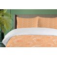 thumbnail image 4 of Ambesonne Boho Duvet Cover Sets, Feathers, 2-Queen, Pale Orange White, 4 of 7